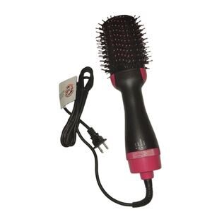 One step hair dryer and styler pink open box new